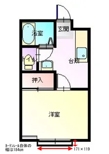 ヒルトンD 酒田市錦町1丁目【1階】の間取り
