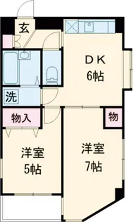 メゾンドリプレット【4階】の間取り