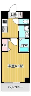TheUpperHouse【6階】の間取り