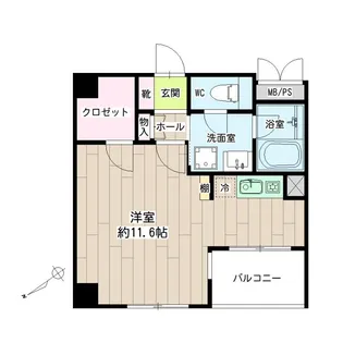 サンリバーオオモリ【9階】の間取り
