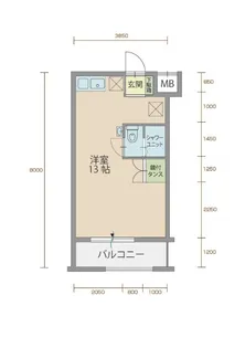 エクレール90【2階】の間取り