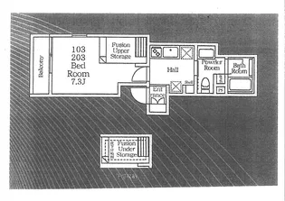 ルピナスガーデン代田【2階】の間取り
