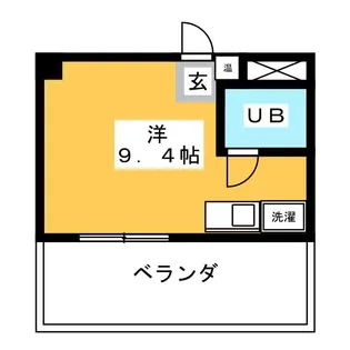 長谷川ビル矢田南【6階】の間取り