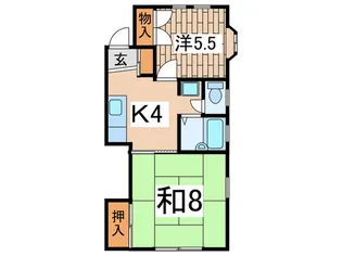 アミューズ磯子壱番館【1階】の間取り