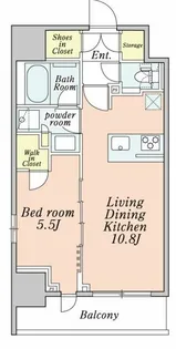 クレストコート本所吾妻橋【10階】の間取り