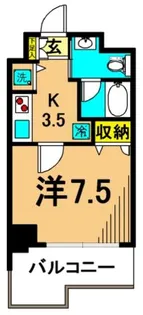 プライマル大井仙台坂【8階】の間取り