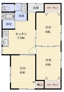 福島県いわき市小名浜南富岡字中前【一戸建】の間取り