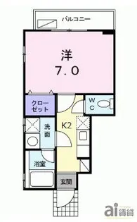 東京都西東京市芝久保町5【アパート】の間取り