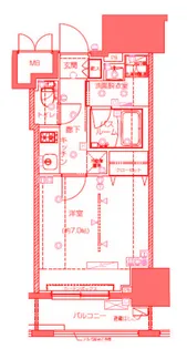 ZOOM横浜桜木町【2階】の間取り