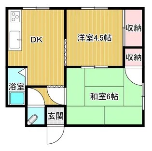 愛媛県四国中央市川之江町【マンション】の間取り
