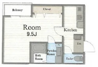 Rita椥辻【3階】の間取り