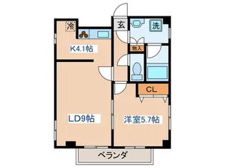 Lapis Azul【2階】の間取り