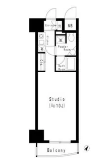 MFPR代々木タワー【4階】の間取り