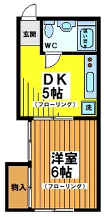 ヴィラ長月【1階】の間取り