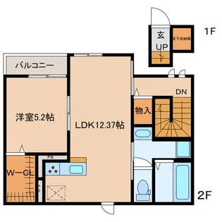 Claritt (クラリット)【2階】の間取り