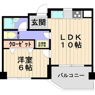 ASSET春日 B【3階】の間取り