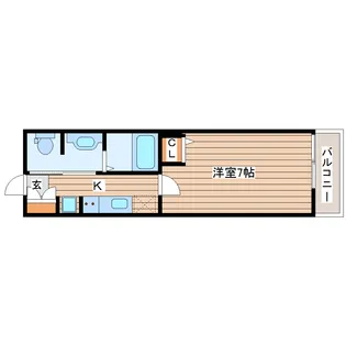 akala福田町【2階】の間取り