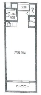 ヒルオークハイツII【1階】の間取り