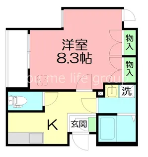 YKメゾン【3階】の間取り