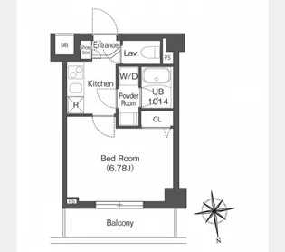 ディームス浦安【3階】の間取り
