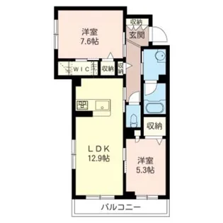 アヴィロン【2階】の間取り