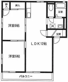 アンファンド・シャテニエ参番館【1階】の間取り
