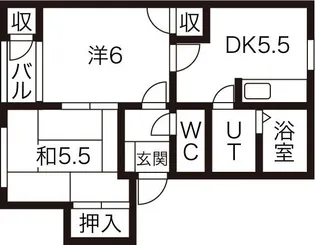エクセレント【2階】の間取り