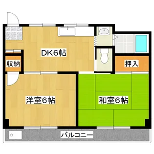 藤ハイツ【3階】の間取り