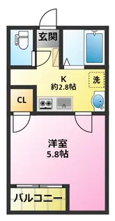 Hale Canal『ハレカナル』【1階】の間取り
