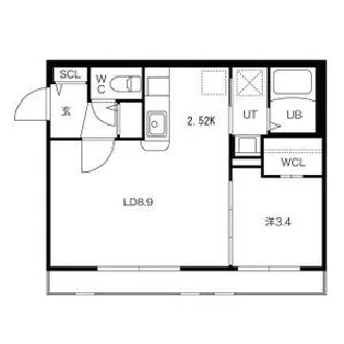 La Casa del Sole(ラカーサデルソーレ)【1階】の間取り