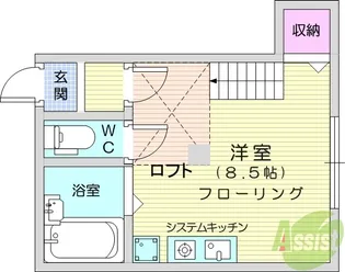 ハイム向山【1階】の間取り