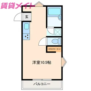 シェモア【2階】の間取り