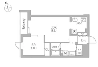 GranDuo用賀7【1階】の間取り