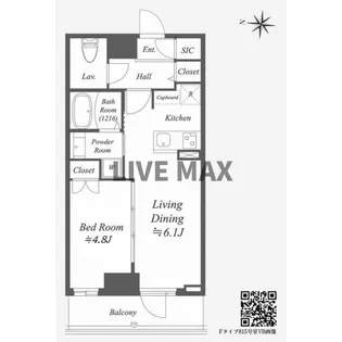 Alpha Prime東陽町【9階】の間取り