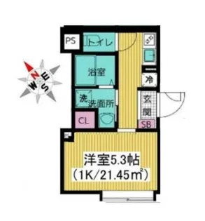 PRATIQUE西巣鴨Clair【3階】の間取り