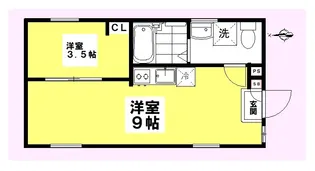 プロムナード大森南【4階】の間取り