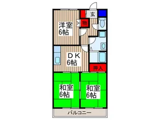 原第5マンション【1階】の間取り