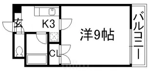 ベアフルートイイノ【2階】の間取り