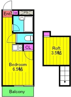 リバーグリーン【2階】の間取り