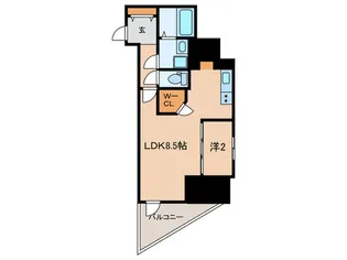 リフレス蛍池【2階】の間取り