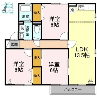 セジュール久山台【2階】の間取り
