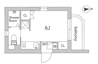 Douze緑ヶ丘【1階】の間取り