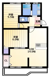 MSタウンIII【1階】の間取り