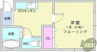 あけぼのハウス【2階】の間取り