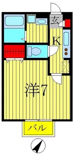 プルミエ【1階】の間取り