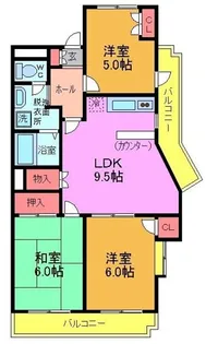 サンビーム行徳【1階】の間取り