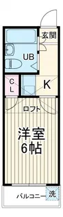ユナイト港南ルフィー【2階】の間取り