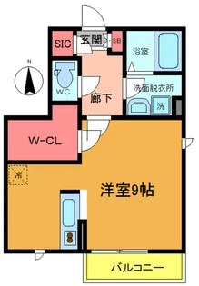 クレール浦安【3階】の間取り