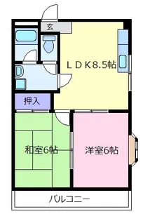 メゾンプレザーント【3階】の間取り