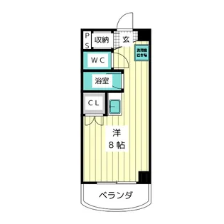 エミネンス山中【2階】の間取り